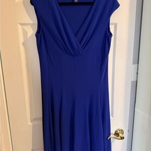 American Living V-Neck Royal Blue Women’s Dress - 14
